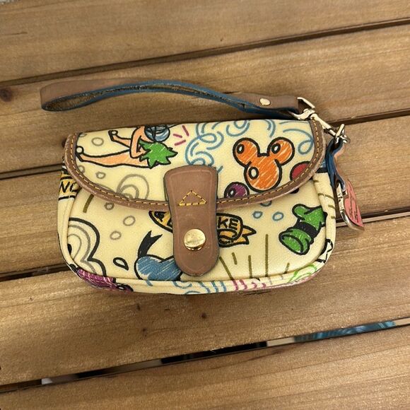 WALT DISNEY WORLD DISNEYLAND Dooney & Bourke Wristlet - Picture 4 of 12